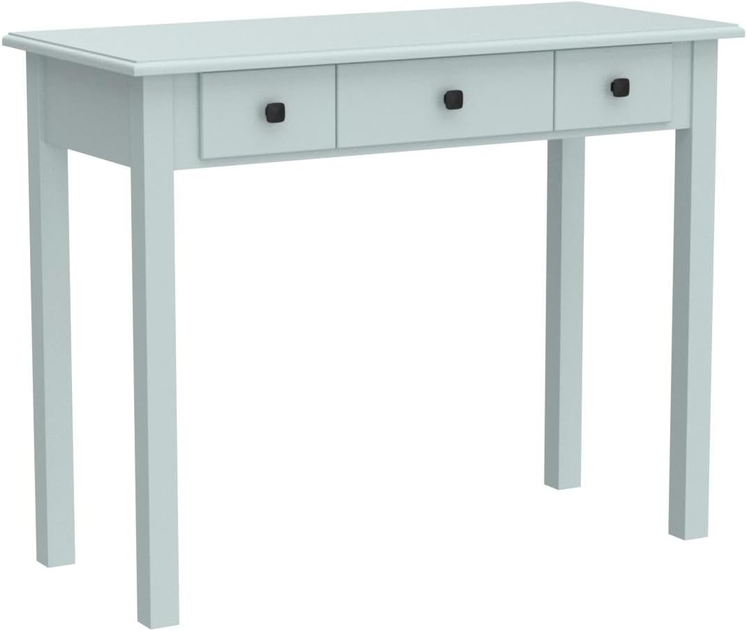 Green Small Writing Makeup Desk With Drawers