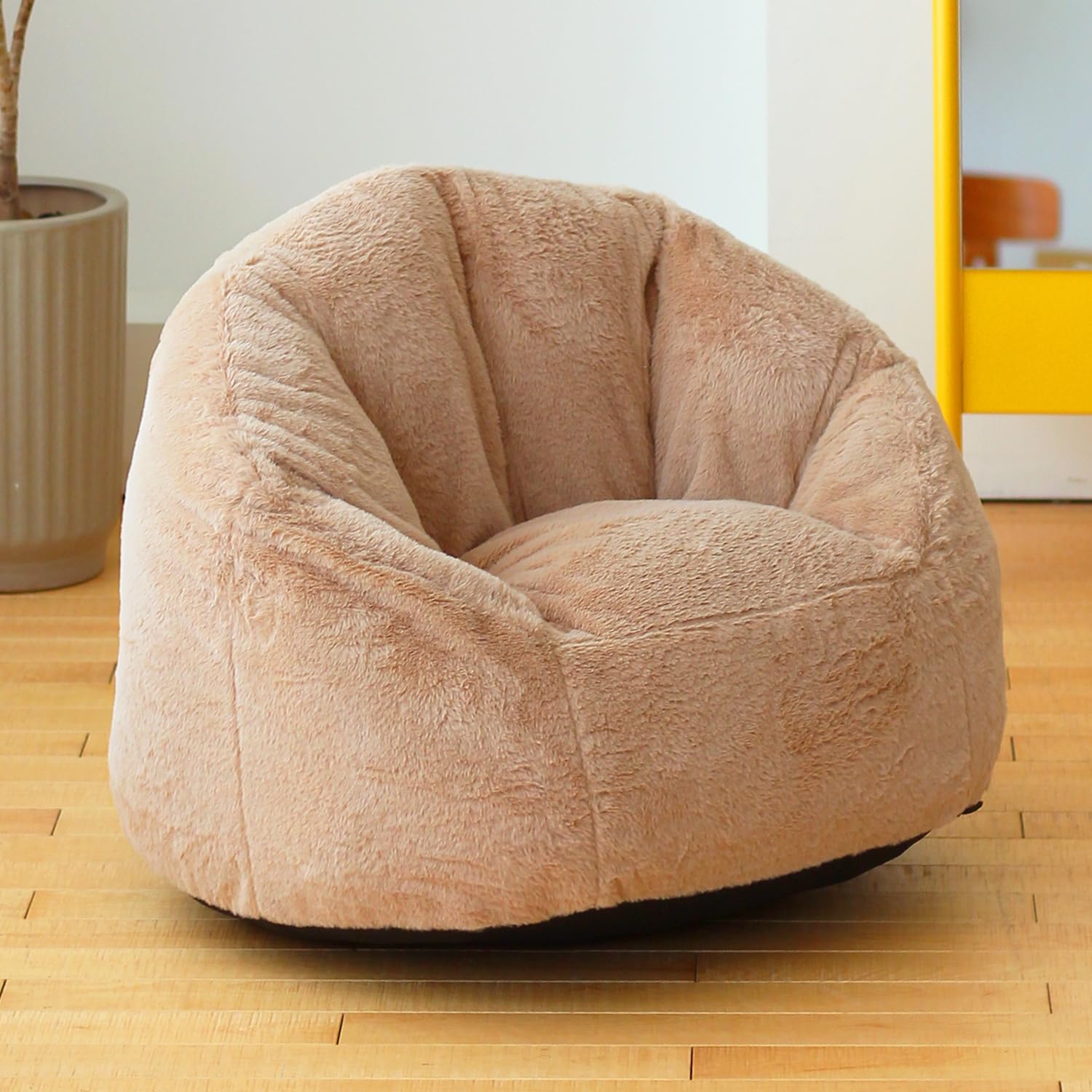 Faux Fur Small Kids Bean Bag Chair