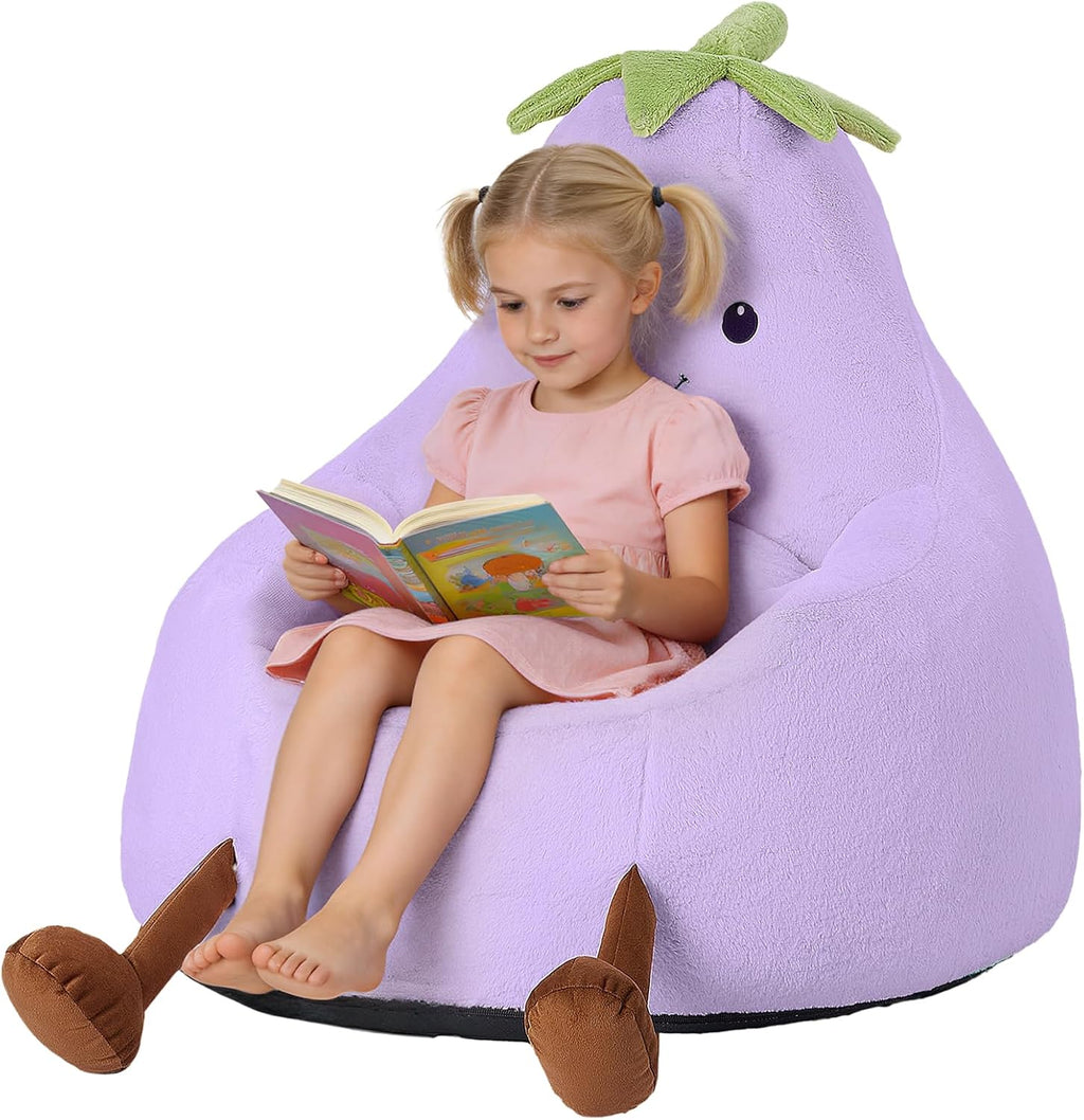 Rabbit Fur Memory Foam Bean Bag Chair