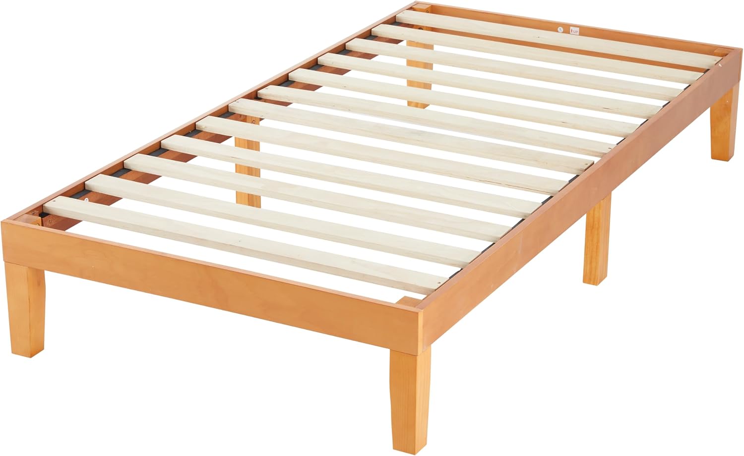 Pine Twin Storage Wood Bed Frame