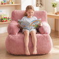 Pink Kids Armrest Bean Bag Chair