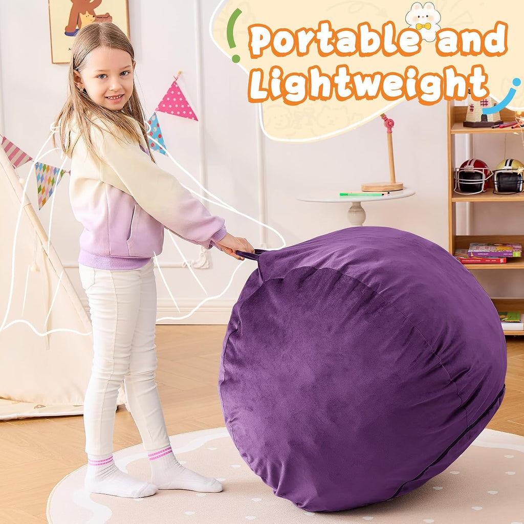Memory Foam Kids Round Bean Bag Chair