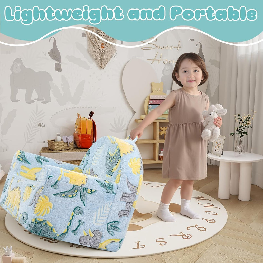 Glow Dinosaur Kids Plush Sofa