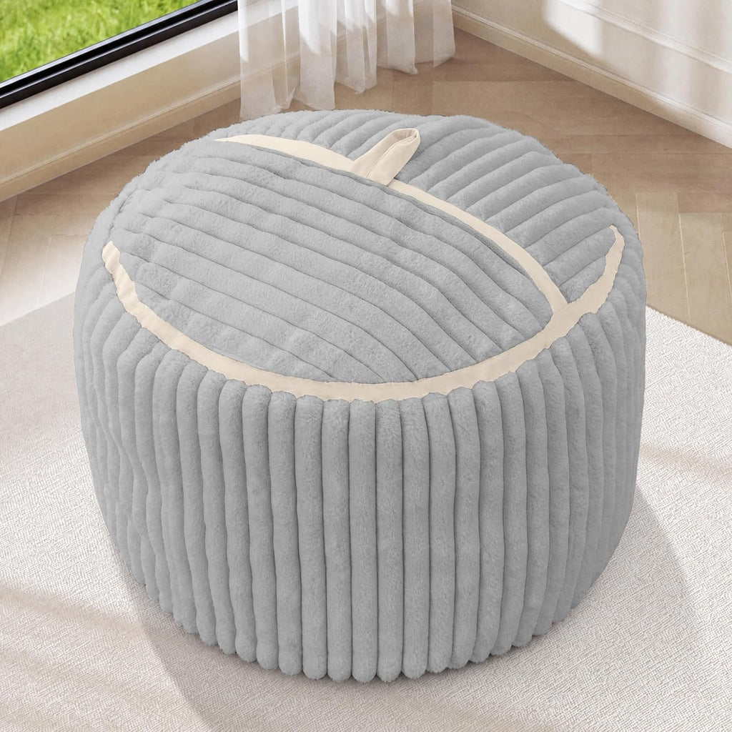 Faux Fur Memory Foam Small Bean Bag Chair