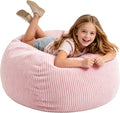 Corduroy Memory Foam Kids Bean Bag Chair