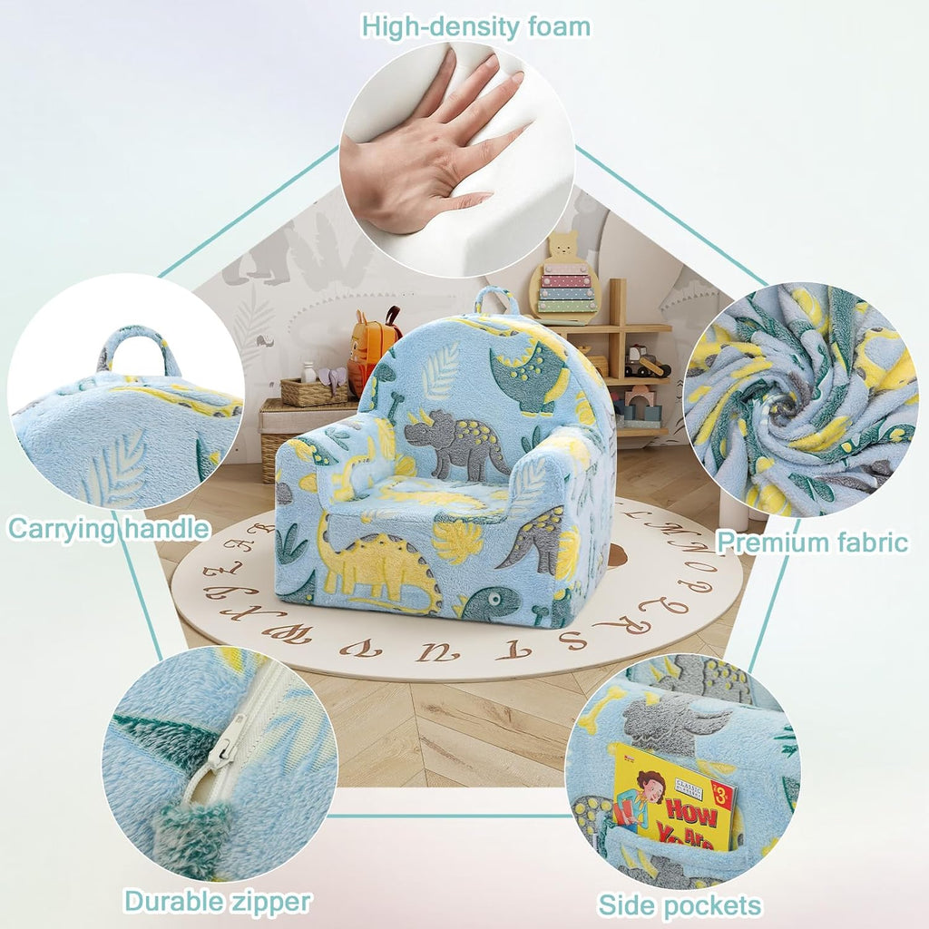 Glow Dinosaur Kids Plush Sofa