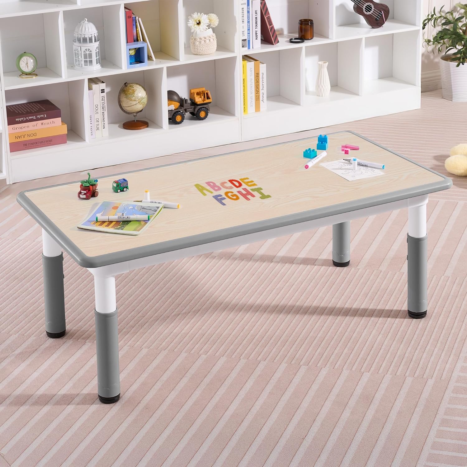 7 Level Adjustable Kids Graffiti Activity Table