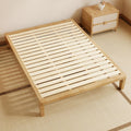 Full Solid Wood Tatami Platform Bed Frame